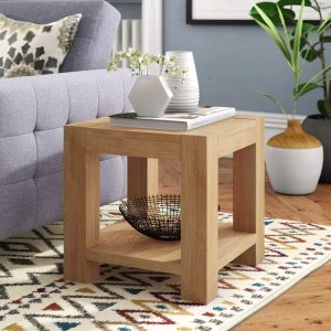 Monchique Oak Side Table 1