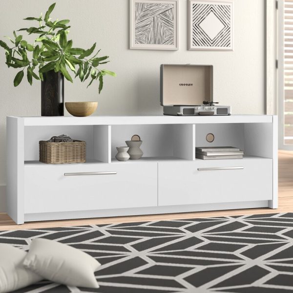 Home Mart 2 Drawer Ply Wood TV Stand - Image 3