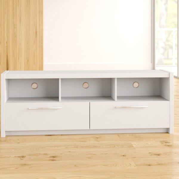Home Mart 2 Drawer Ply Wood TV Stand - Image 7