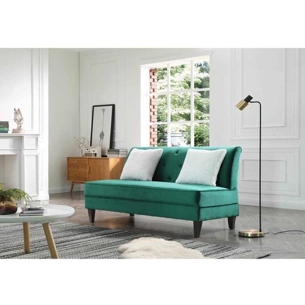Home Mart 2 Seater Armless Sofa - Image 3
