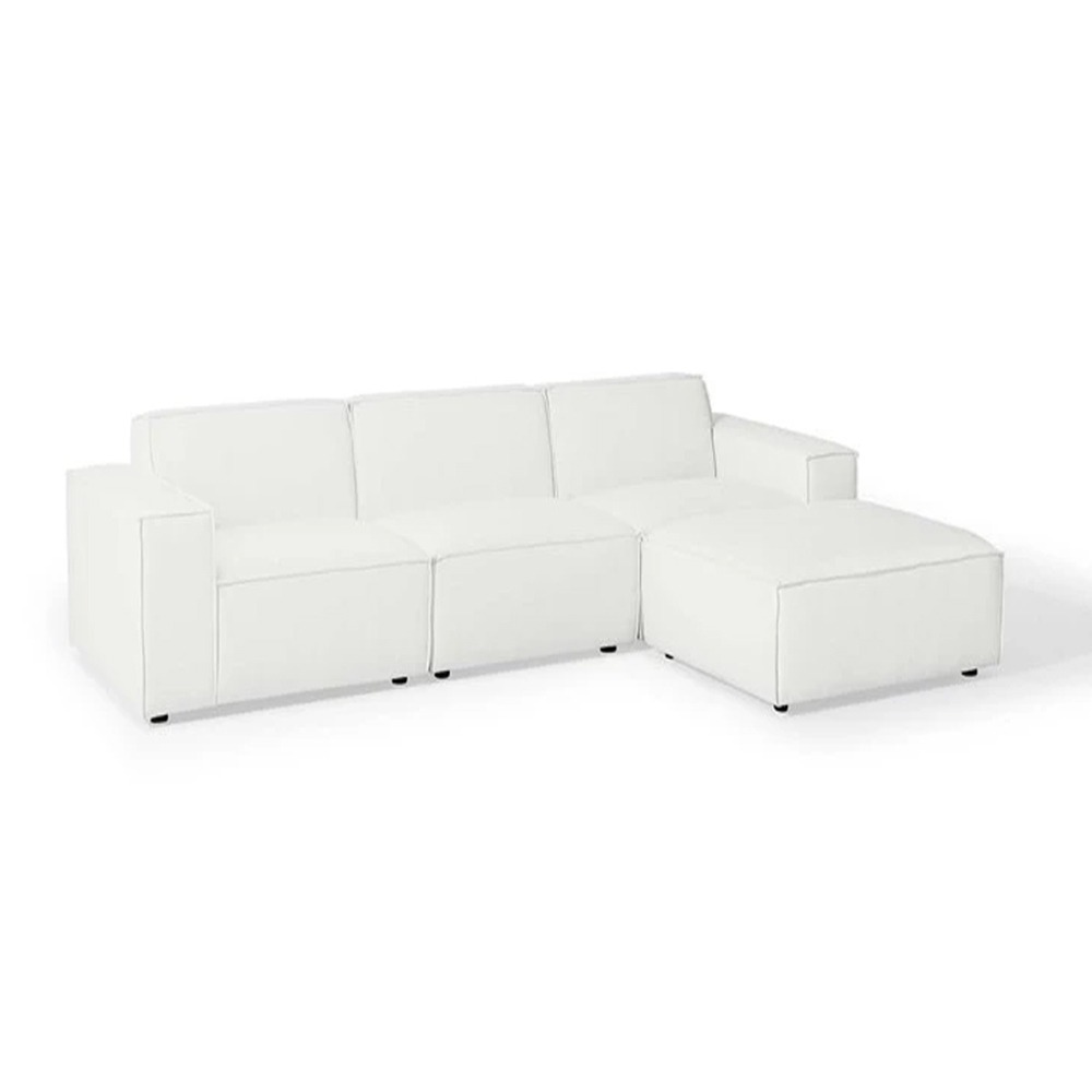 Home Mart 4 Piece Fabric Sectional Sofa - Image 3