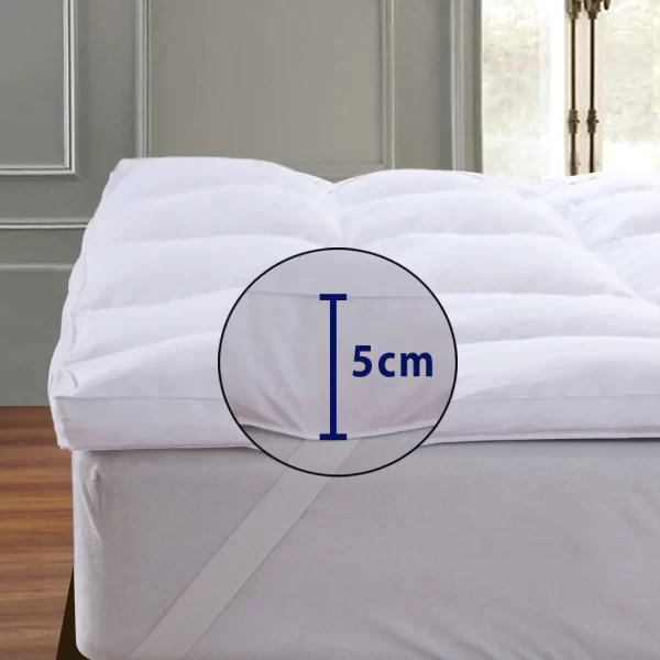 Home Mart Luxury Hotel Premium Mattress Topper 120×200×5cm - Image 2