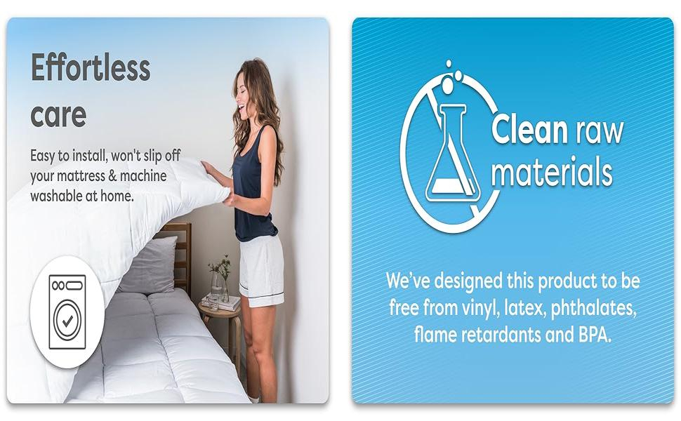3e4a9a54-c06f-4c43-91a1-d5b2e699d863.__CR0,0,970,600_PT0_SX970_V1___ Home Mart Ultra-Plush Super King Size Mattress Topper (200x200 cm) – 600 GSM Extra Thick 100% Microfiber Fill, Firm Support, Super Soft Brushed Fabric, Deep Pocket with 4-Way Stretch Elastic Straps