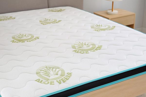 Home Mart Aloe Vera Memory Foam Mattress Topper 7 cm Height – Premium Aloe Vera Fabric – Eco-Friendly, Breathable & Durable Topper for Bed, Soft Support & Pressure Relief (Super King : 200x200 cm) - Image 33
