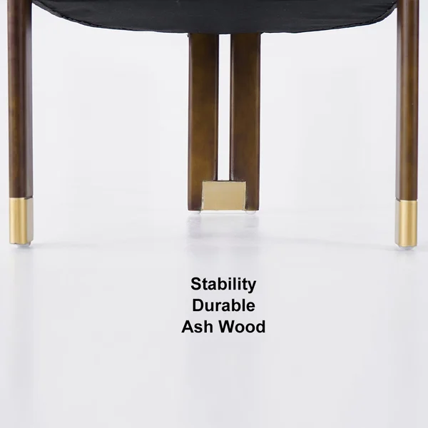 Home Mart Woodpecker Velvet Armchair - Image 2