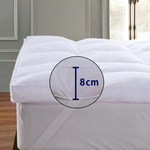 Home Mart Luxury Hotel Premium Mattress Topper 120×200×8cm - Image 2