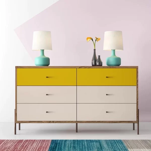Home Mart Aakriti Colorful Dresser
