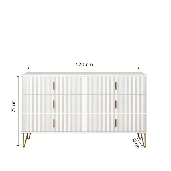 Home Mart Aashna Dresser - Image 9