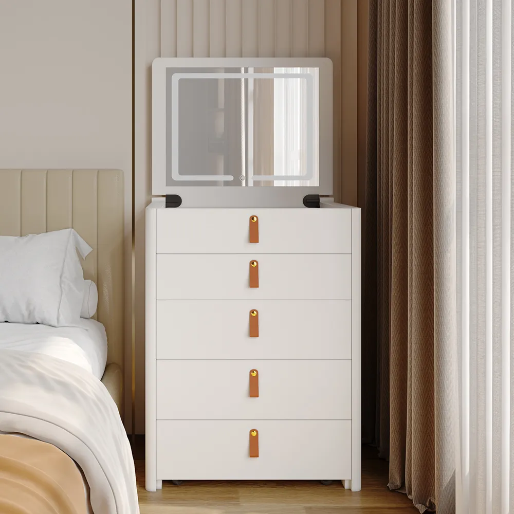 Home Mart Adam Flip-Top Makeup Vanity - Image 13