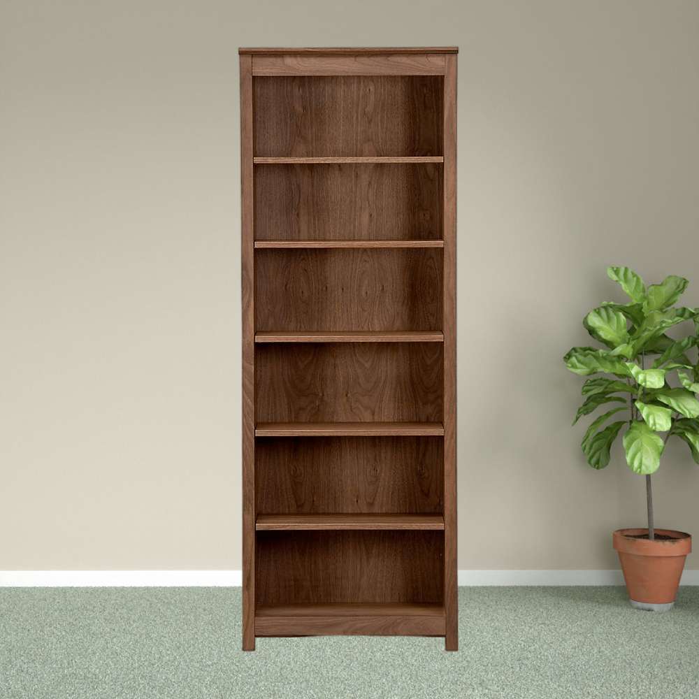 Home Mart Ainsworth Walnut Bookcase by Fatima