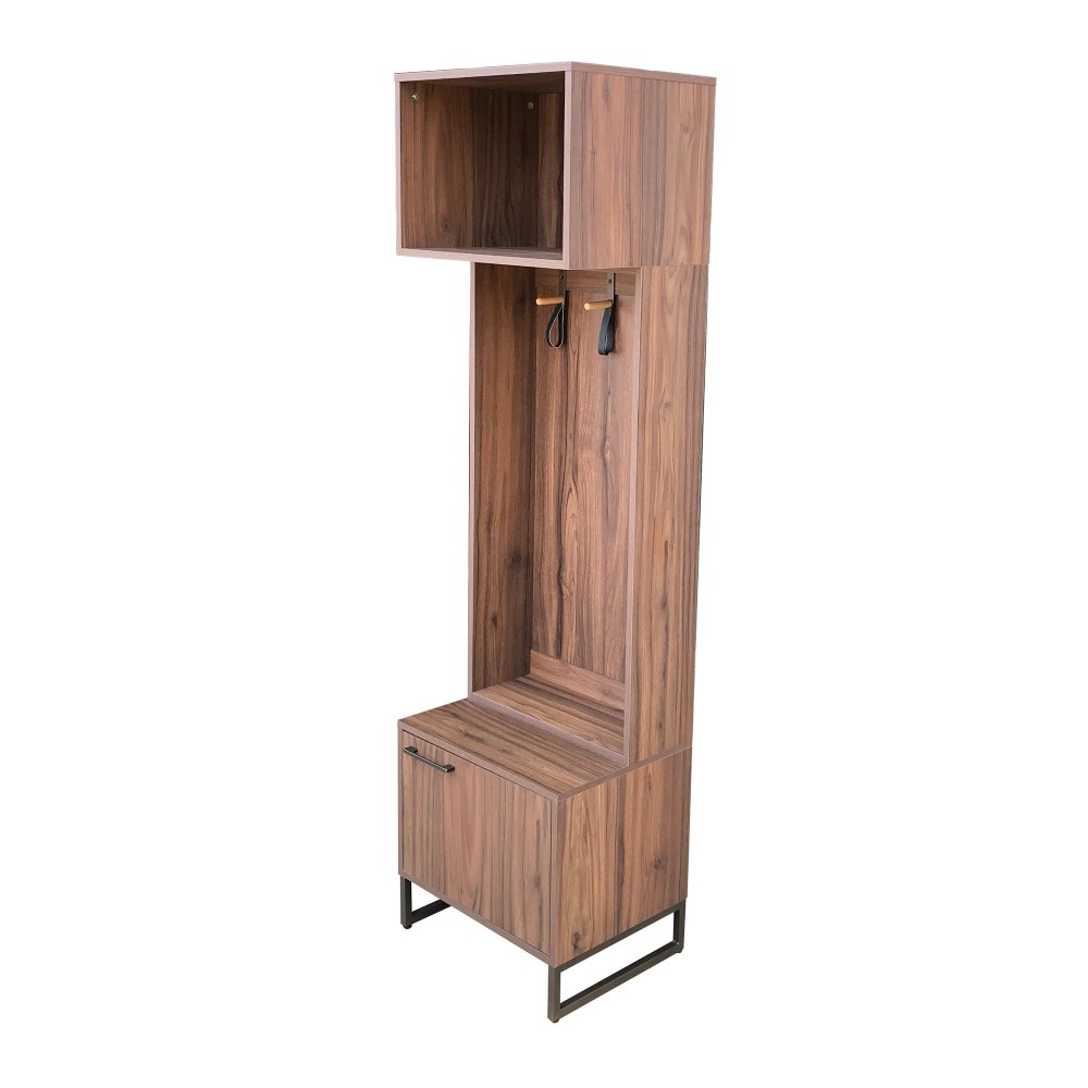 Home Mart Allen Entryway Hall Tree with Storage Loops - Image 3