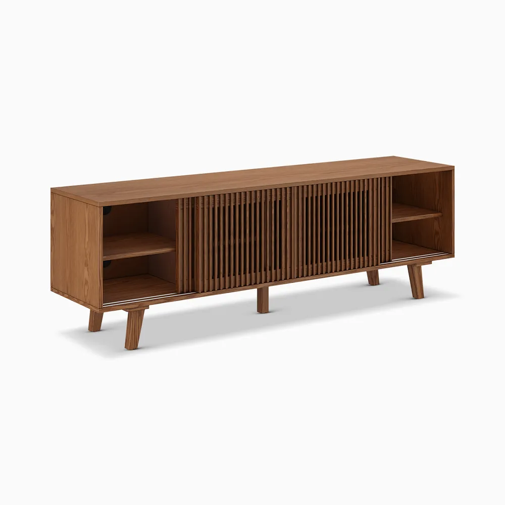 Home Mart Asto Wood TV Stand - Image 7