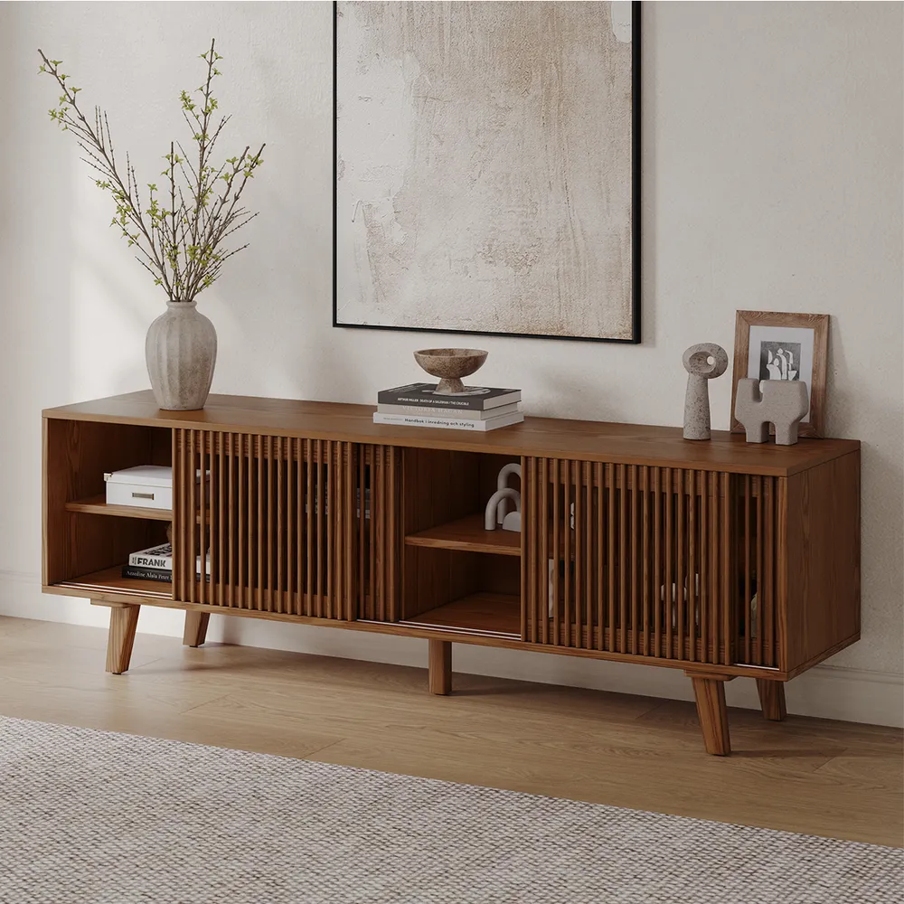 Home Mart Asto Wood TV Stand - Image 4