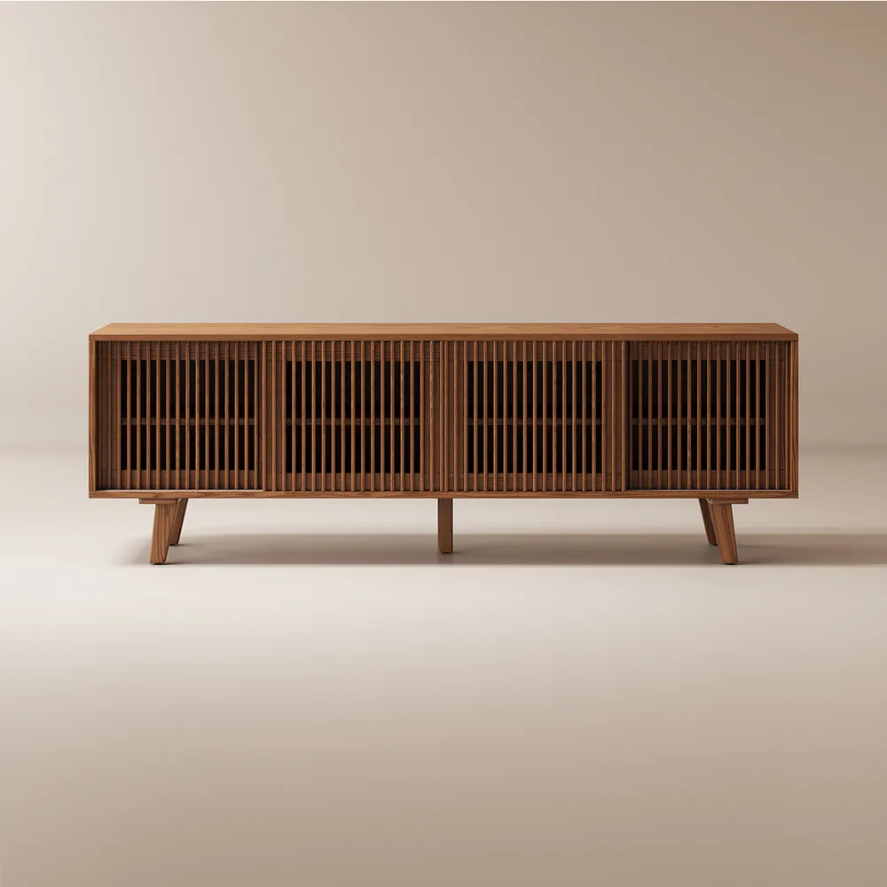 Home Mart Asto Wood TV Stand