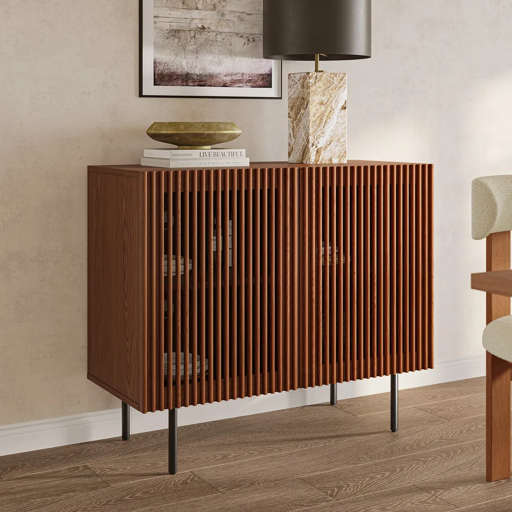 Home Mart Astrid Wood Sideboard - Image 4