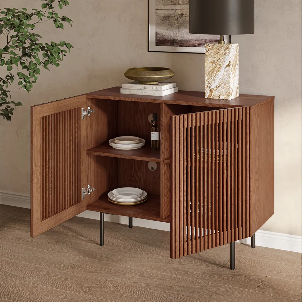 Home Mart Astrid Wood Sideboard - Image 2