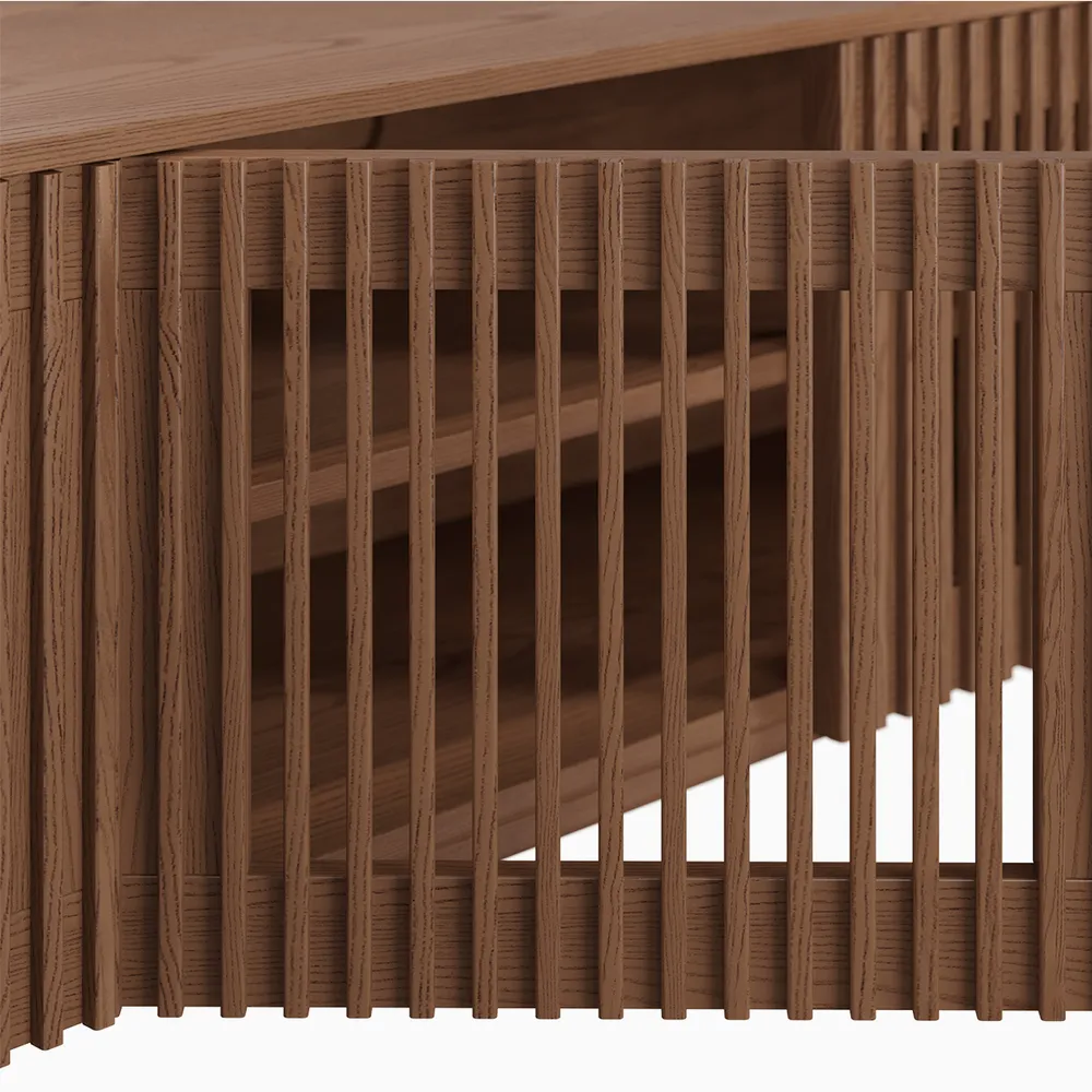 Home Mart Astrid Wood TV Stand - Image 12