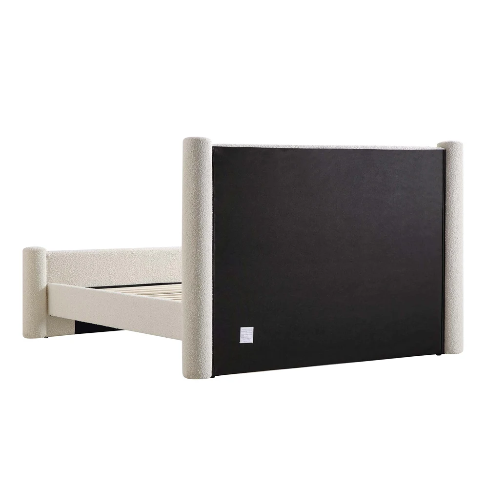 Home Mart Athena Boucle Upholstered Bed - Image 7