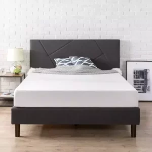 Home Mart Bartley Platformed Upholstered Platform Bed