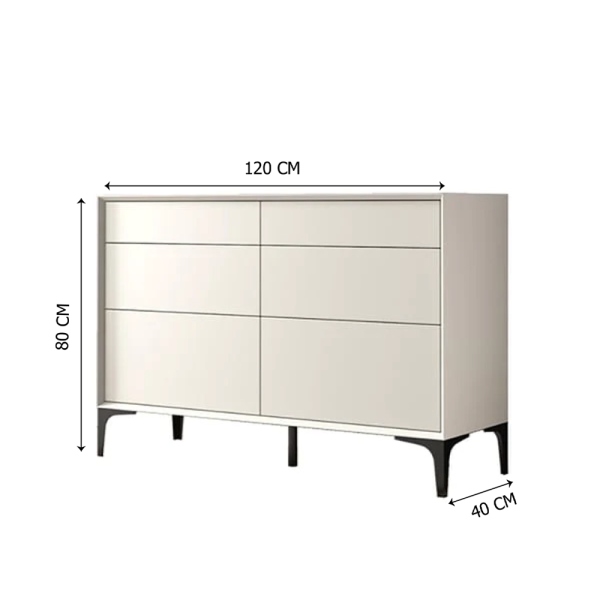 Home Mart Binal Chest of Drawers - Image 8
