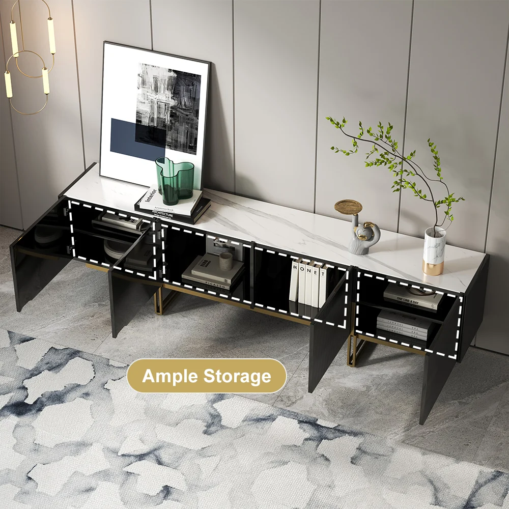 Home Mart Black Tv Unit - Image 22