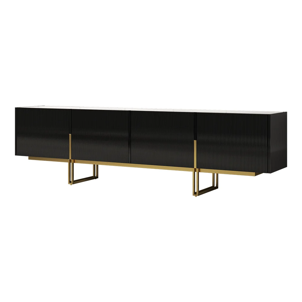 Home Mart Black Tv Unit - Image 4