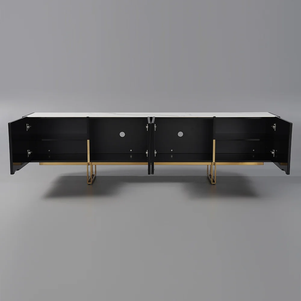 Home Mart Black Tv Unit - Image 5