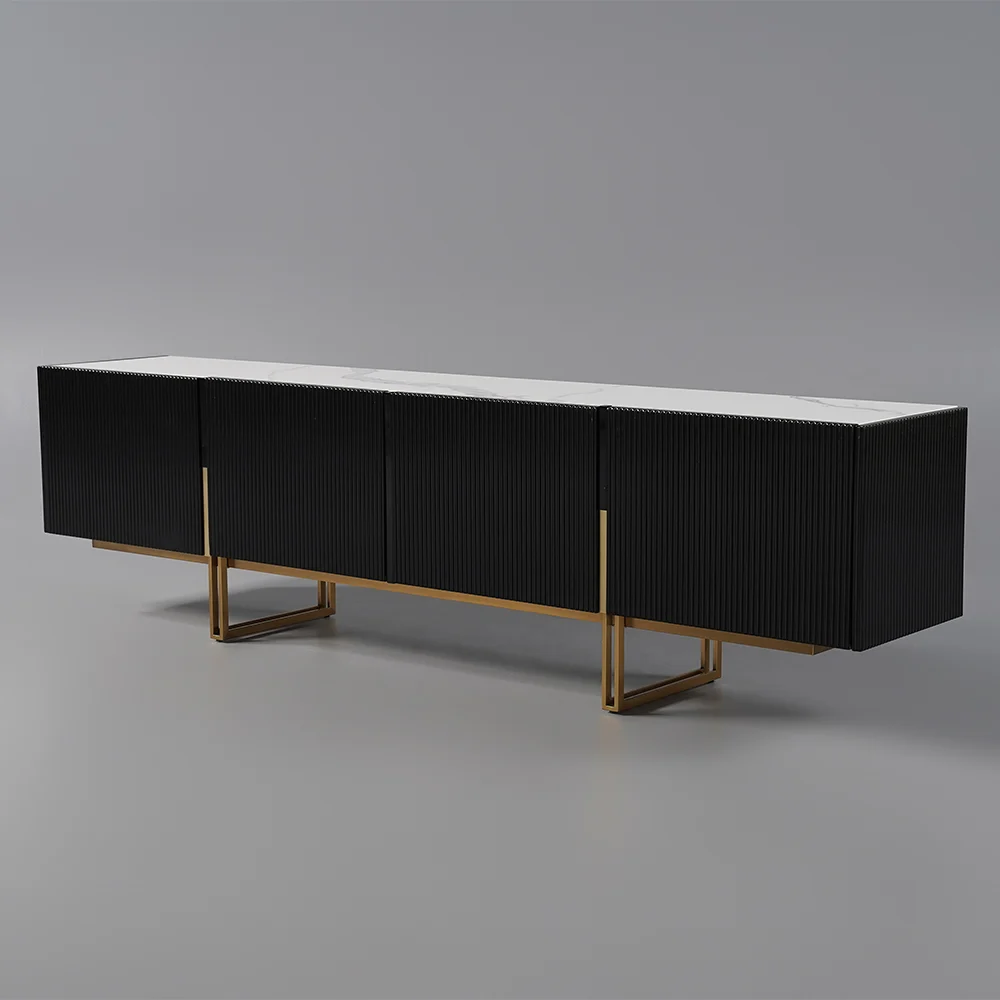 Home Mart Black Tv Unit - Image 8