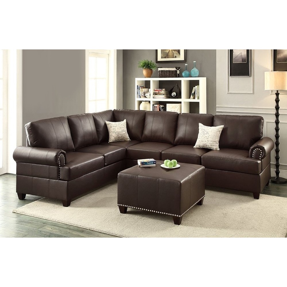 Home Mart Bobkona Cady Reversible Sectional Sofa - Image 2