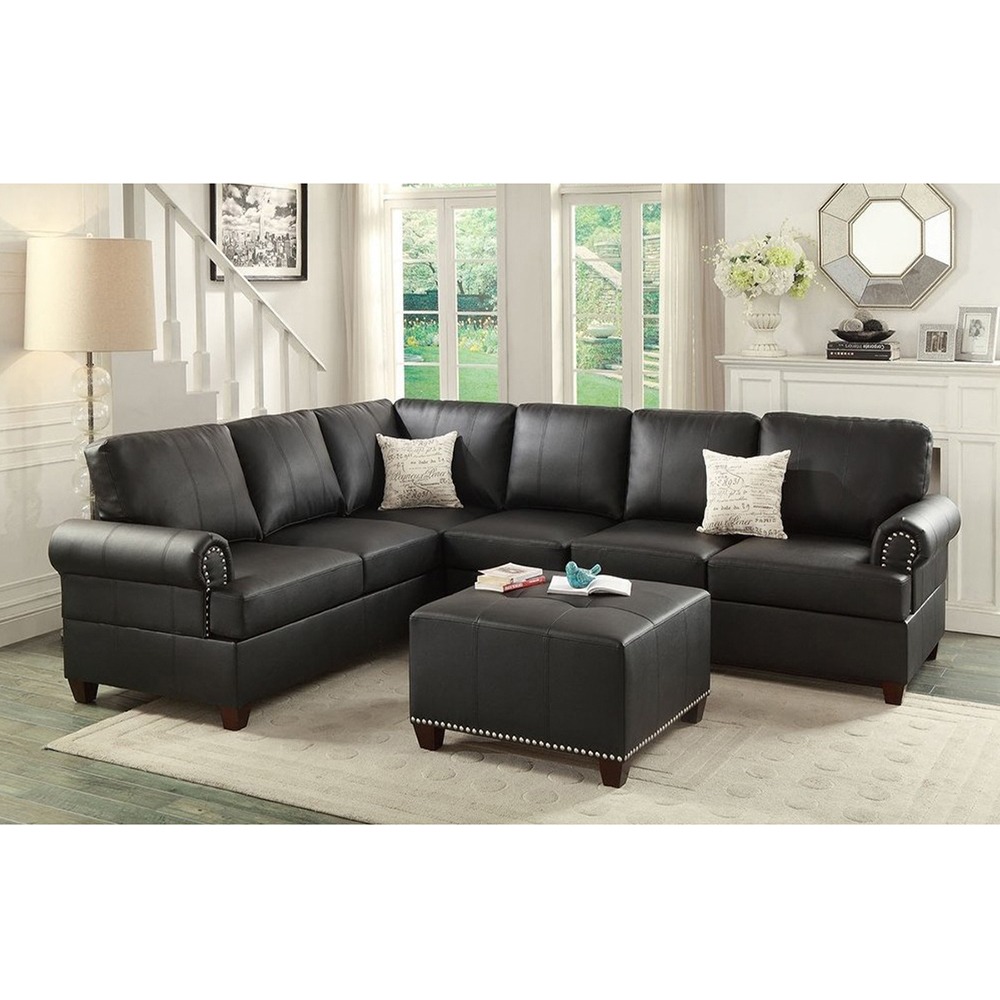 Home Mart Bobkona Cady Reversible Sectional Sofa - Image 3