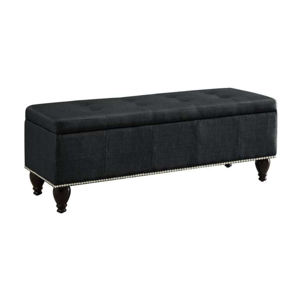 Home Mart Bunlap Upholstered Storage Bench - Image 6