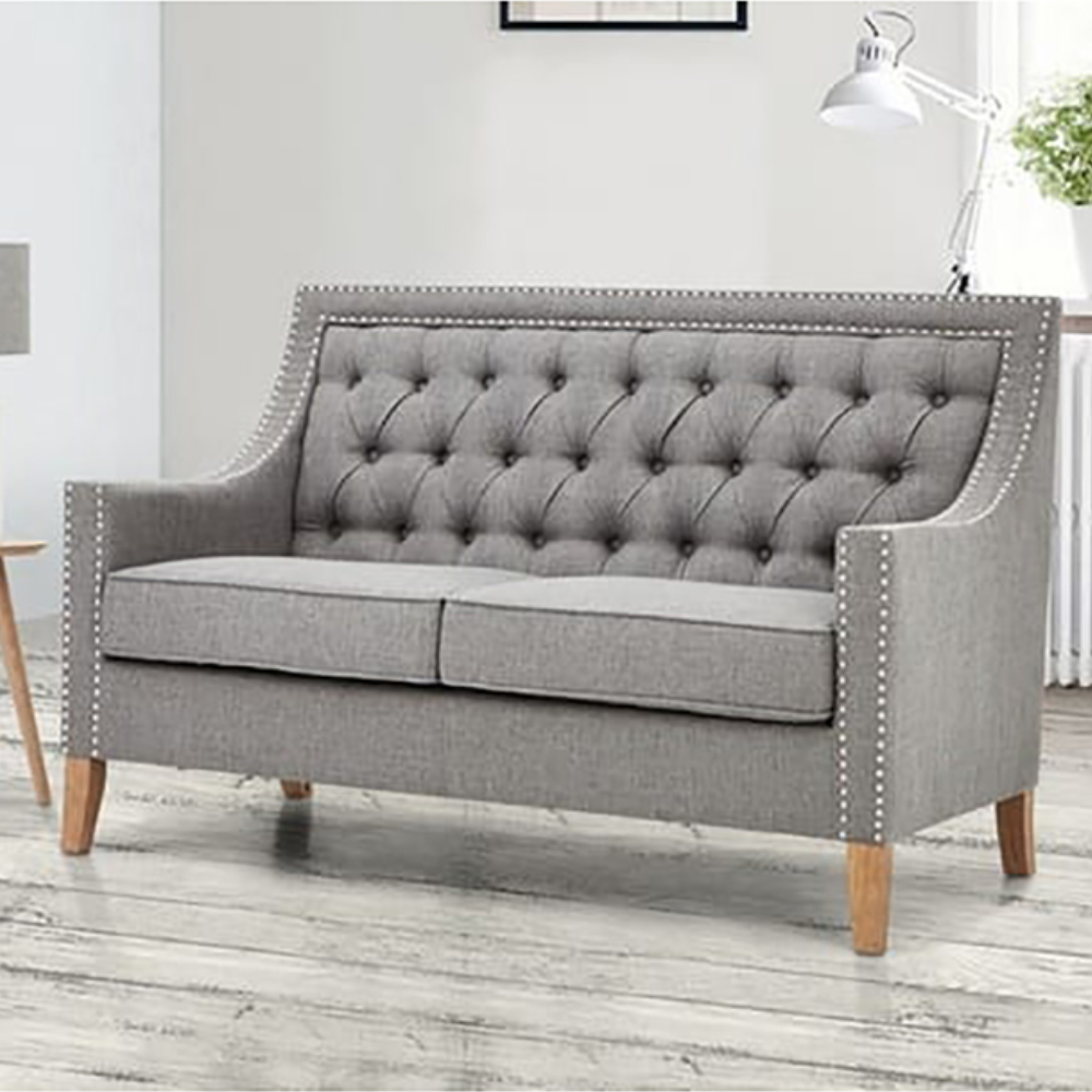 Home Mart Button Tufted Traditional Sofa Set