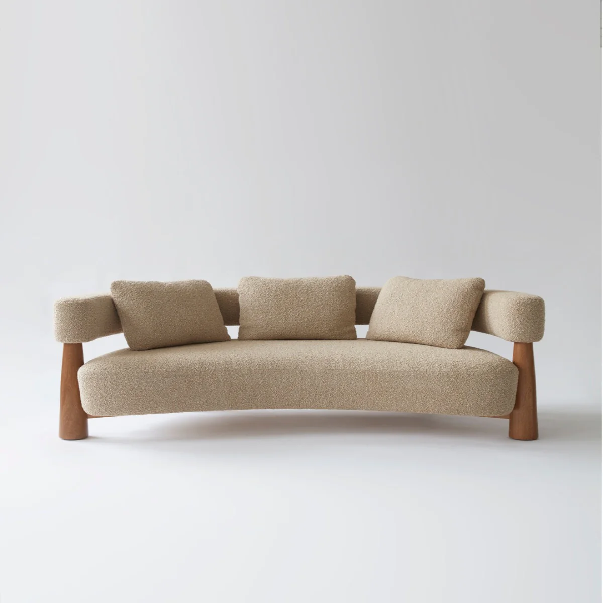 Home Mart Cove Settee Boucle Sofa