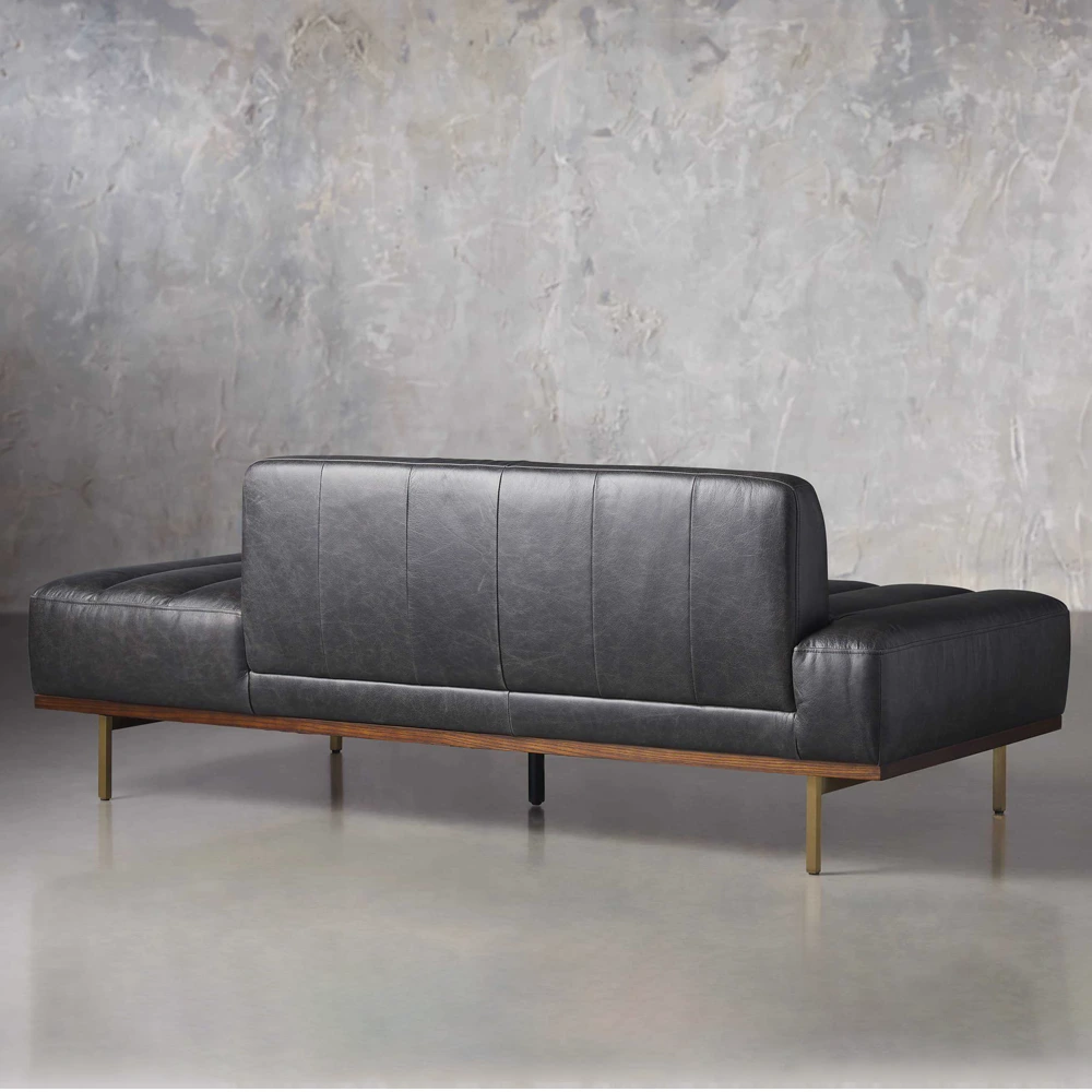 Home Mart Cascades Faux Leather Sofa - Image 12