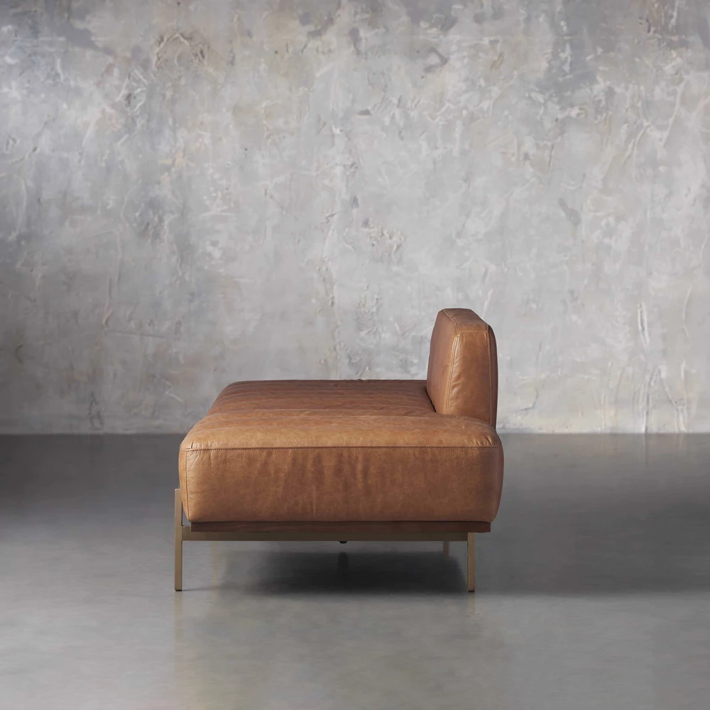 Home Mart Cascades Faux Leather Sofa - Image 6