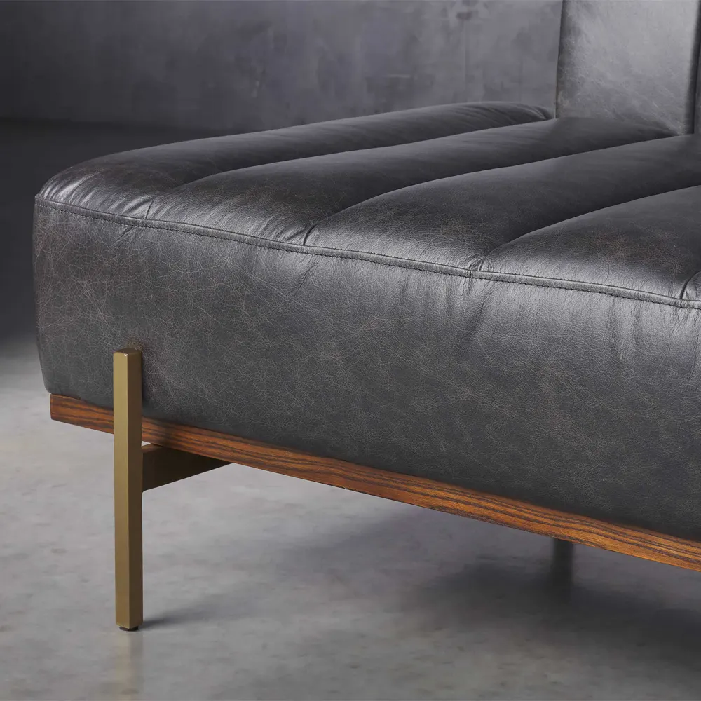 Home Mart Cascades Faux Leather Sofa - Image 13