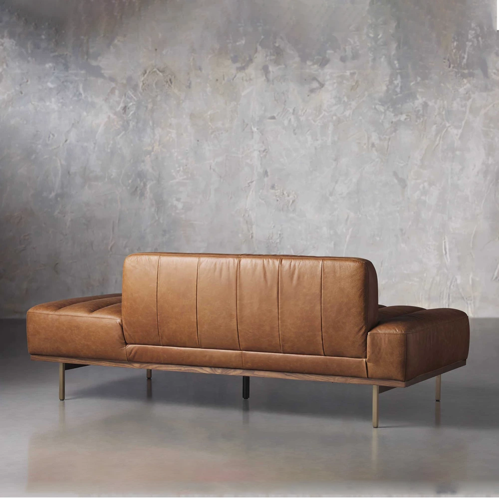 Home Mart Cascades Faux Leather Sofa - Image 7