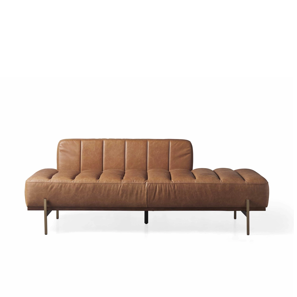 Home Mart Cascades Faux Leather Sofa - Image 9