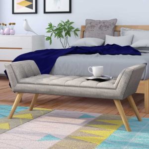 Home Mart Cauley Upholstered Bench