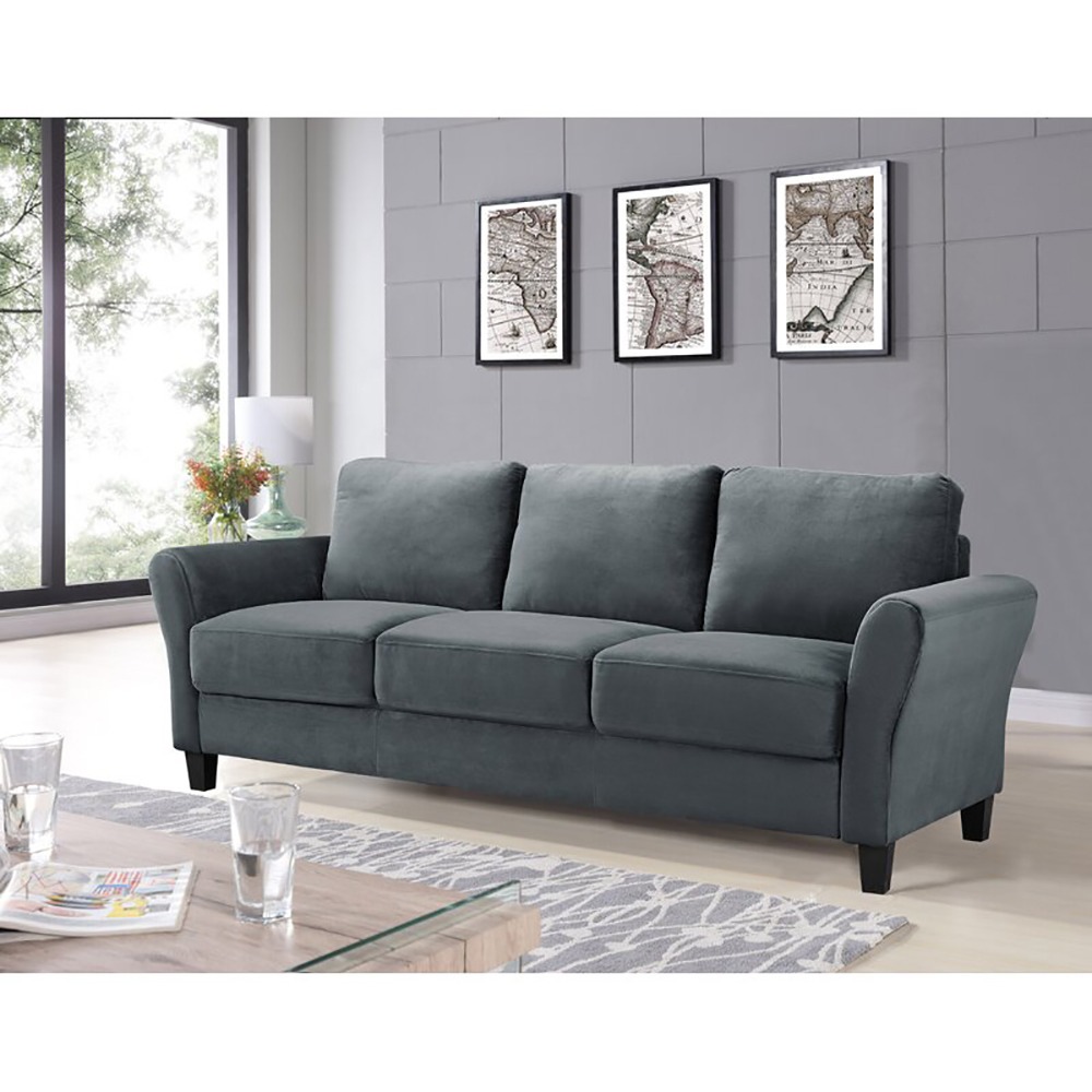 Home Mart Celestia Flared Arm Sofa - Image 3
