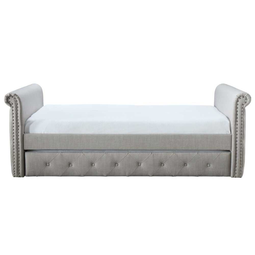 Home Mart Chester Tufted Twin Daybed with Trundle - Image 4