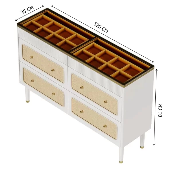 Home Mart Chhaya Dresser - Image 8
