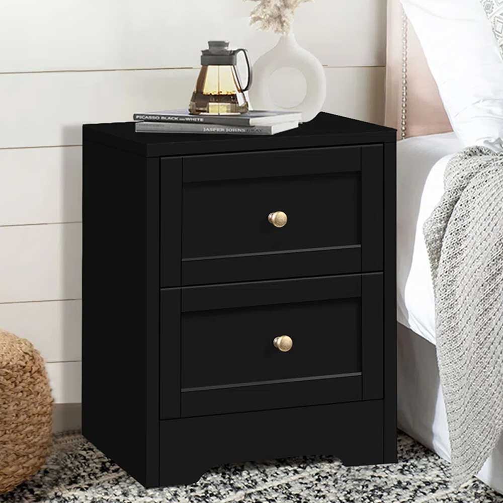 Home Mart Cuscute Nightstand Storage Side End Cabinet - Image 2