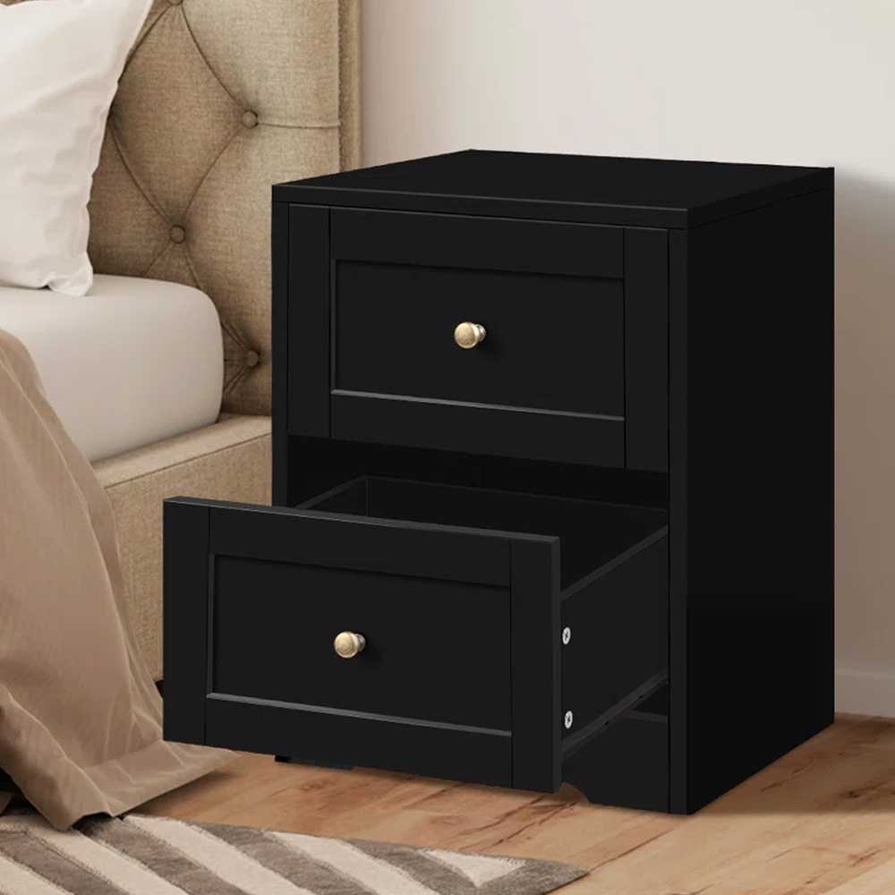 Home Mart Cuscute Nightstand Storage Side End Cabinet - Image 4