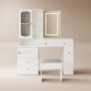 Home Mart Dalya Makeup Vanity with Light