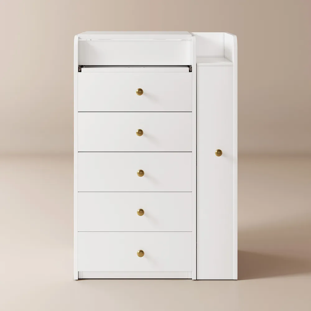 Home Mart Dazil Flip-Top LED Mirror Makeup Vanity