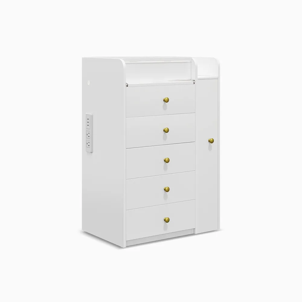 Home Mart Dazil Flip-Top LED Mirror Makeup Vanity - Image 6