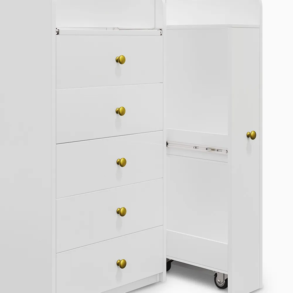 Home Mart Dazil Flip-Top LED Mirror Makeup Vanity - Image 2