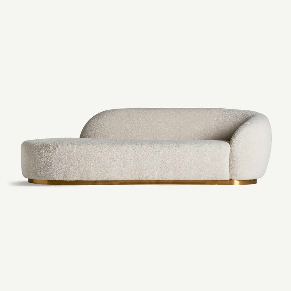 Home Mart Deco Delight Boucle Sofa - Image 6