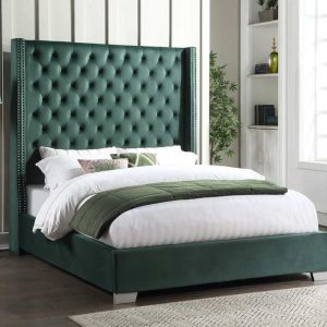 Home Mart Diamond Tufting Wall Panel Bed